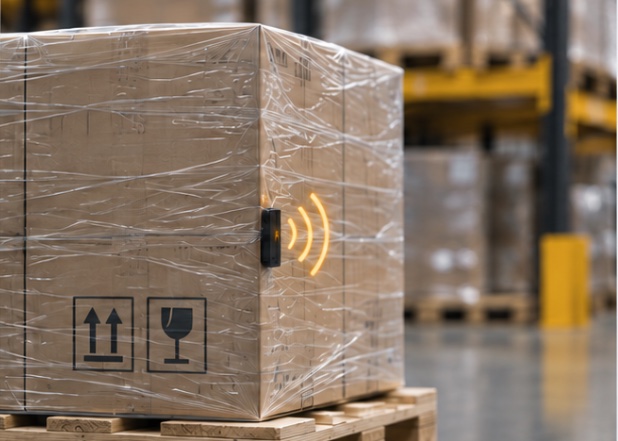 RFID-azonosítással követett raklap raktári környezetben